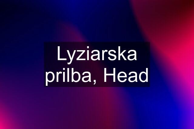 Lyziarska prilba, Head