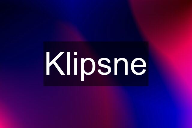 Klipsne