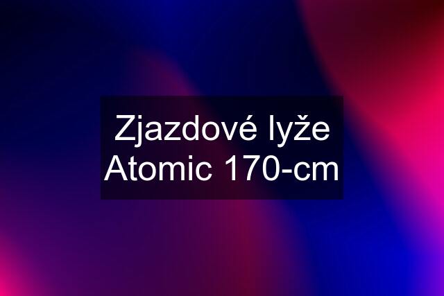 Zjazdové lyže Atomic 170-cm