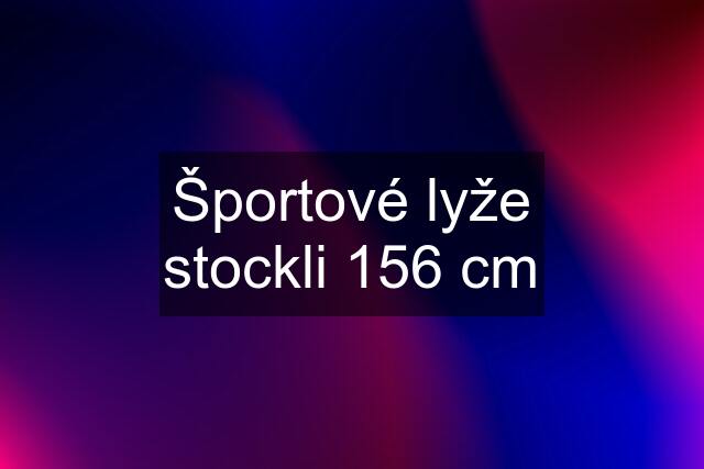 Športové lyže stockli 156 cm