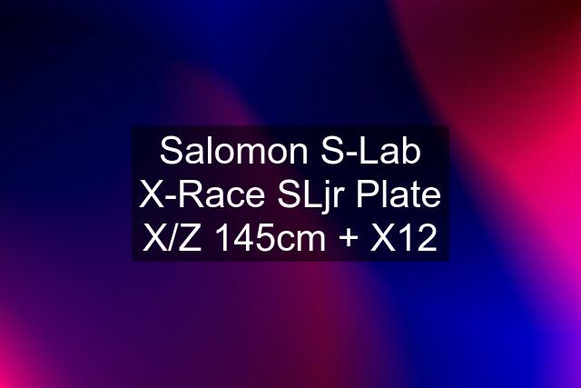 Salomon S-Lab X-Race SLjr Plate X/Z 145cm + X12