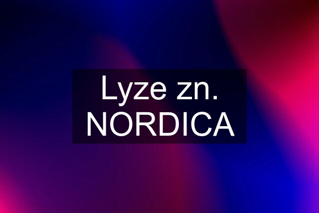 Lyze zn. NORDICA