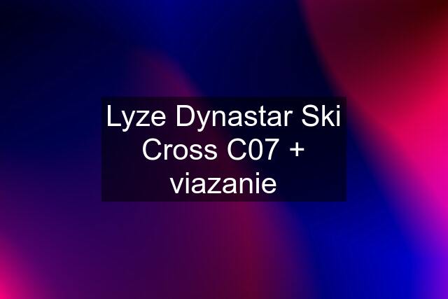 Lyze Dynastar Ski Cross C07 + viazanie