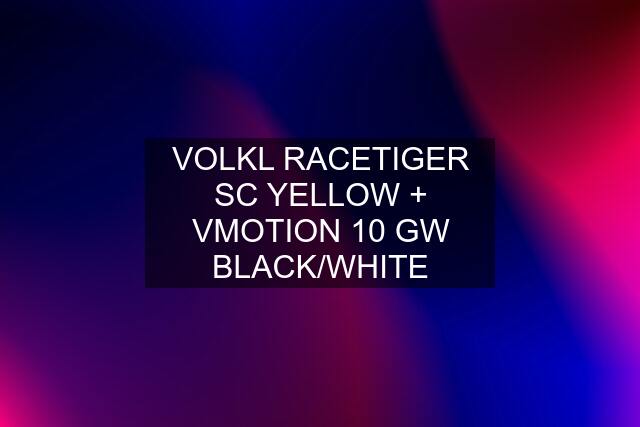 VOLKL RACETIGER SC YELLOW + VMOTION 10 GW BLACK/WHITE