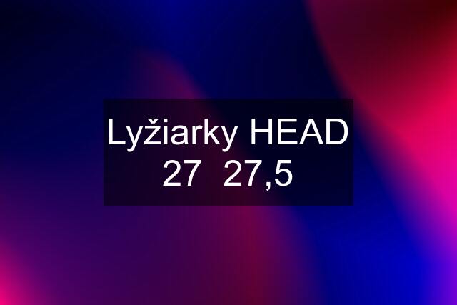 Lyžiarky HEAD 27  27,5