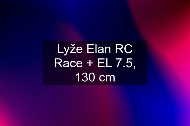 Lyže Elan RC Race + EL 7.5, 130 cm