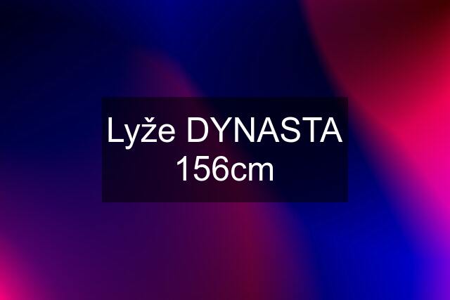 Lyže DYNASTA 156cm