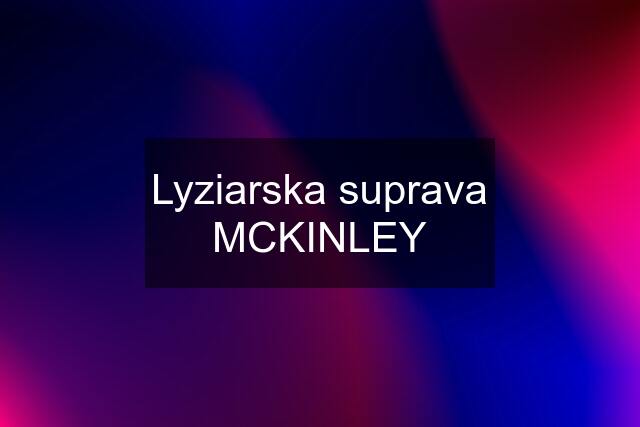 Lyziarska suprava MCKINLEY