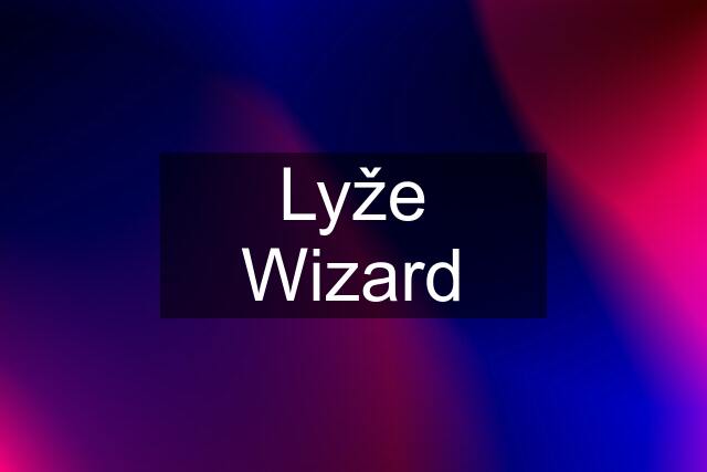 Lyže Wizard