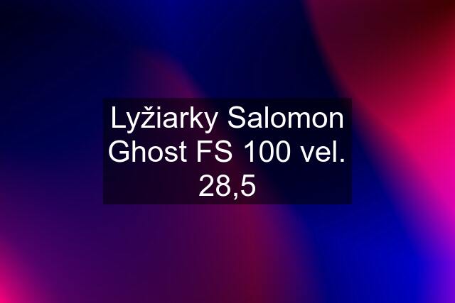 Lyžiarky Salomon Ghost FS 100 vel. 28,5