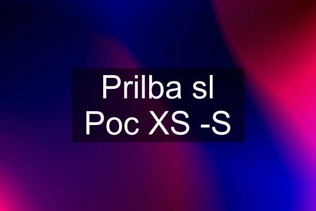 Prilba sl Poc XS