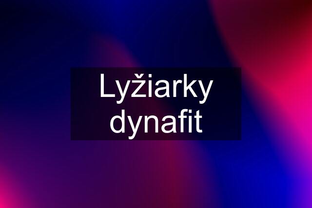 Lyžiarky dynafit