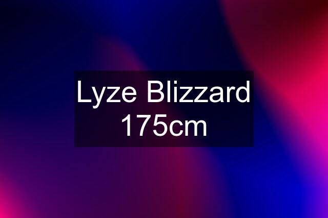 Lyze Blizzard 175cm