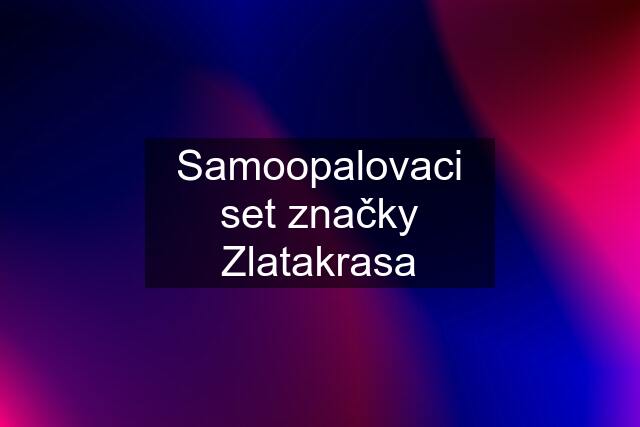 Samoopalovaci set značky Zlatakrasa