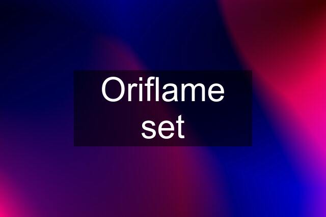 Oriflame set