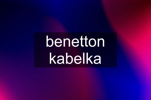 benetton kabelka