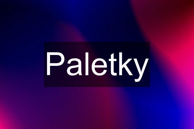 Paletky