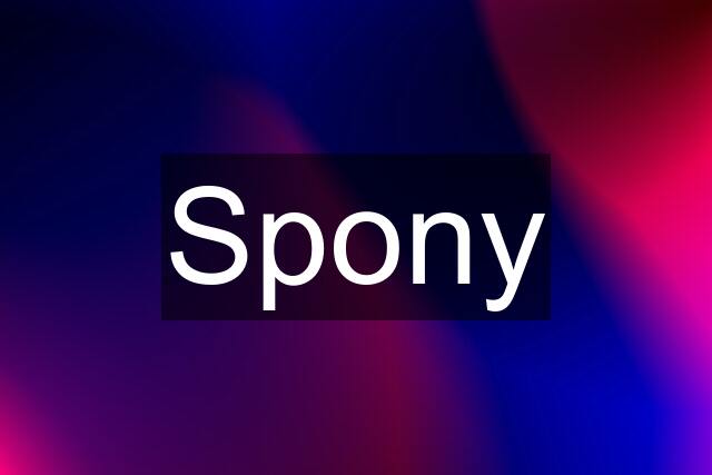 Spony