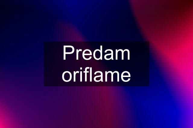 Predam oriflame