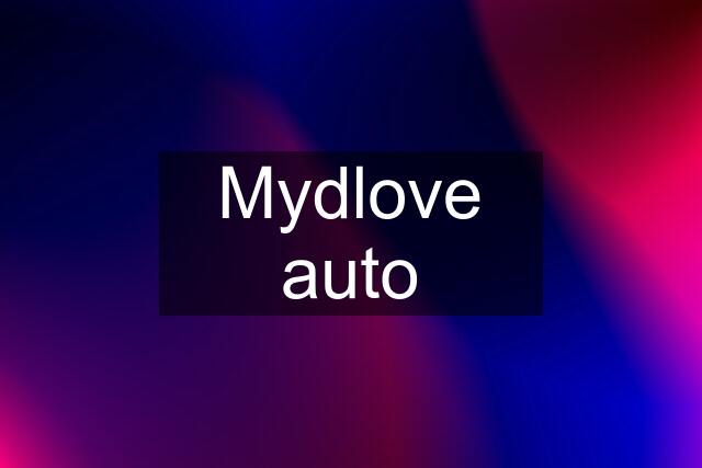 Mydlove auto