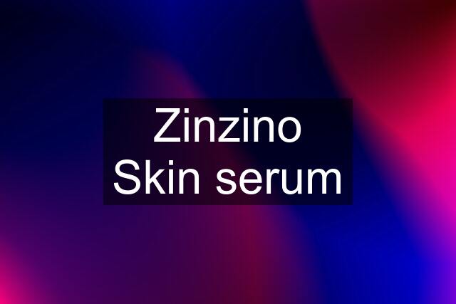 Zinzino Skin serum
