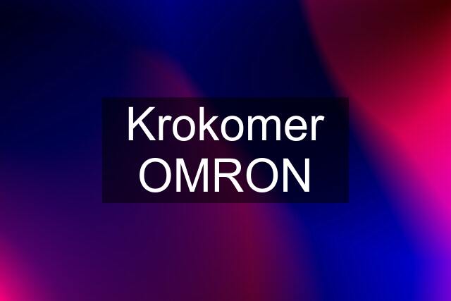 Krokomer OMRON