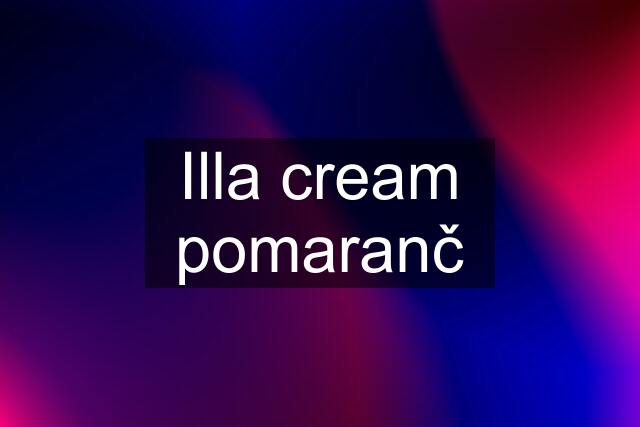 Illa cream pomaranč