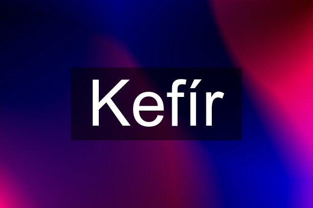 Kefír