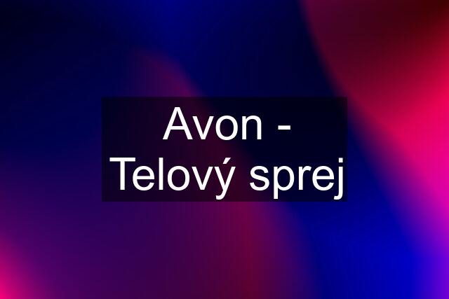 Avon - Telový sprej