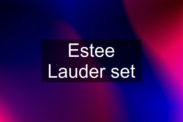 Estee Lauder set