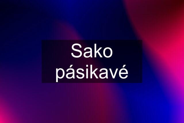 Sako pásikavé