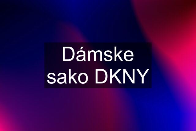 Dámske sako DKNY