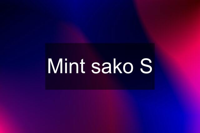 Mint sako S