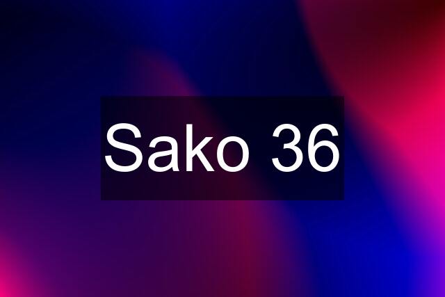 Sako 36