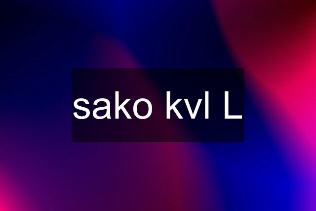 sako kvl L