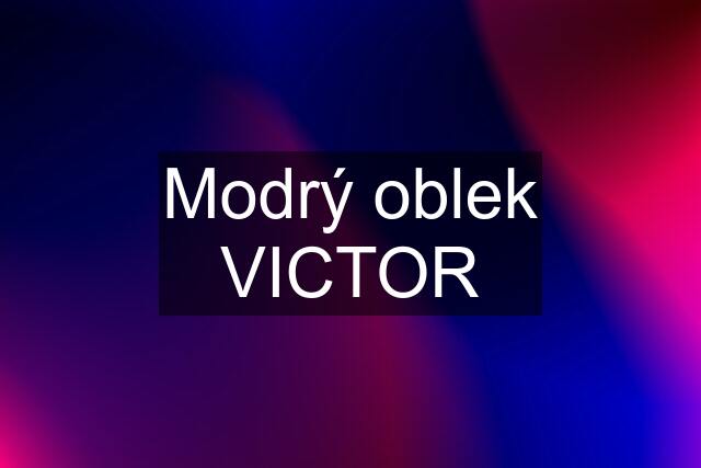 Modrý oblek VICTOR