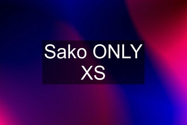 Sako ONLY XS