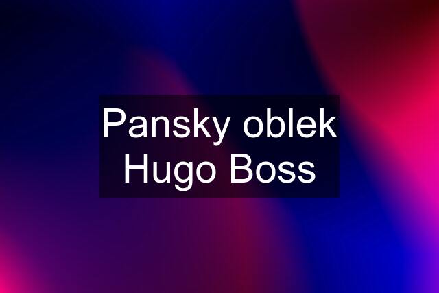 Pansky oblek Hugo Boss