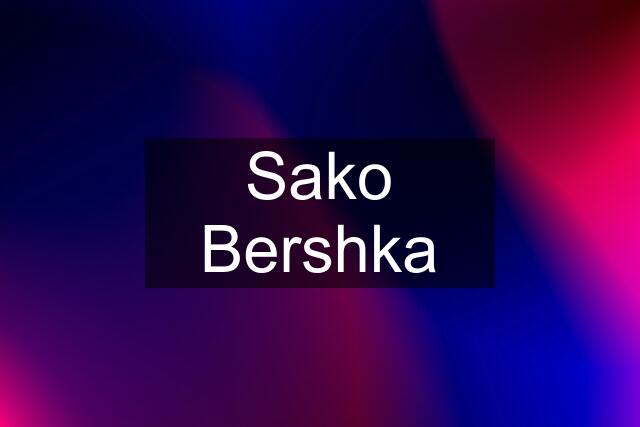 Sako Bershka