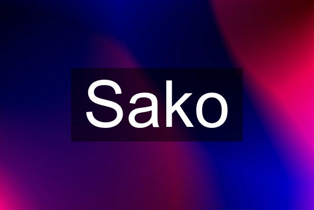 Sako