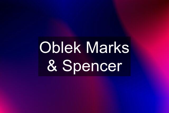 Oblek Marks & Spencer