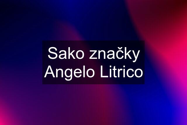 Sako značky Angelo Litrico