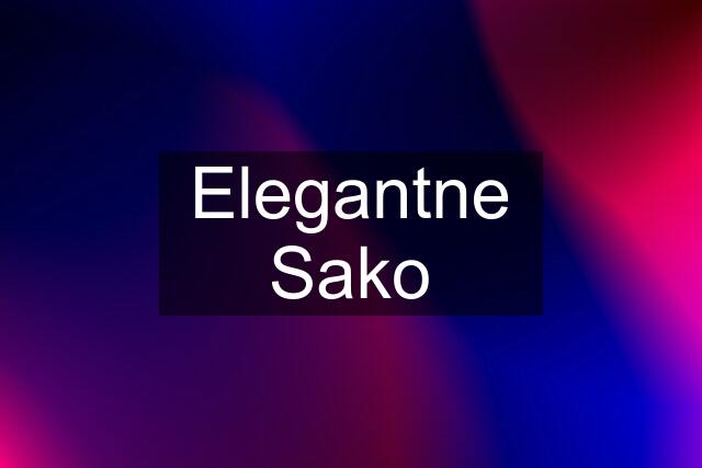 Elegantne Sako