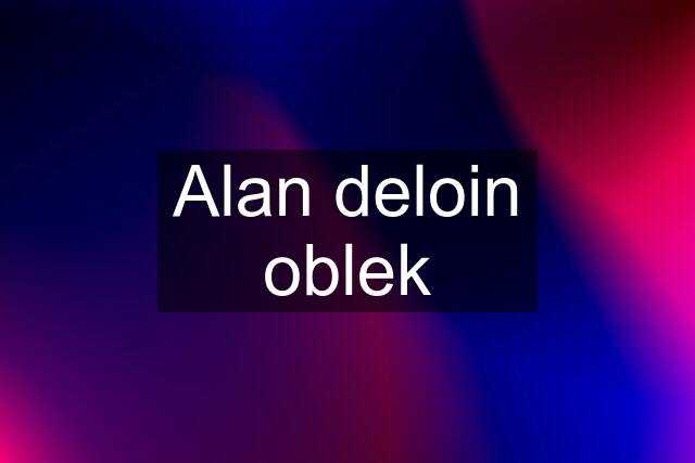 Alan deloin oblek