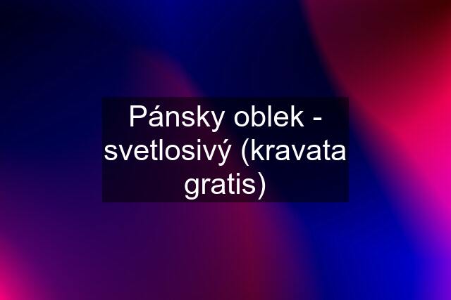 Pánsky oblek - svetlosivý (kravata gratis)