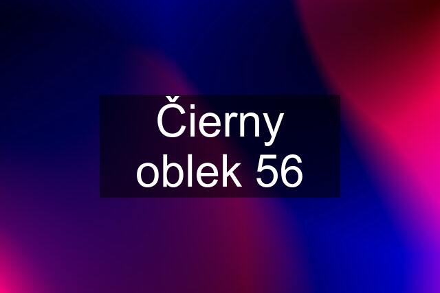 Čierny oblek 56