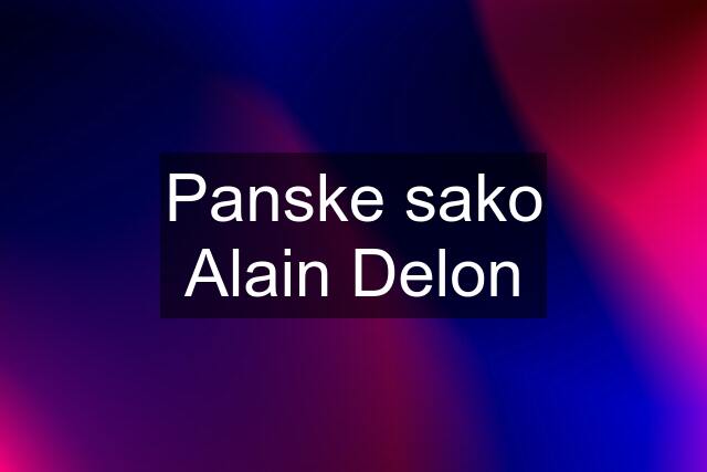 Panske sako Alain Delon