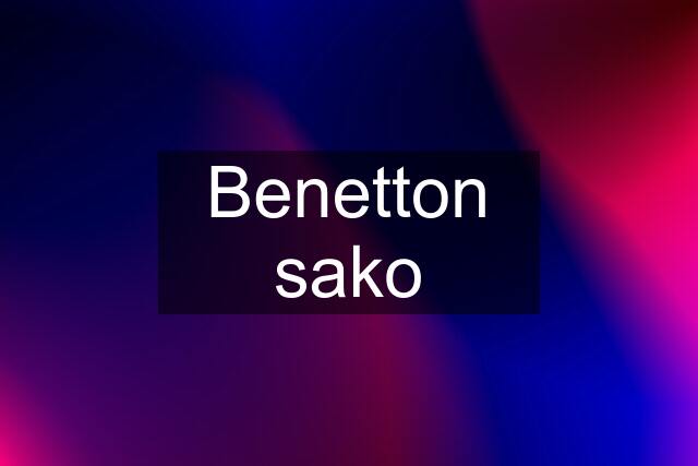 Benetton sako