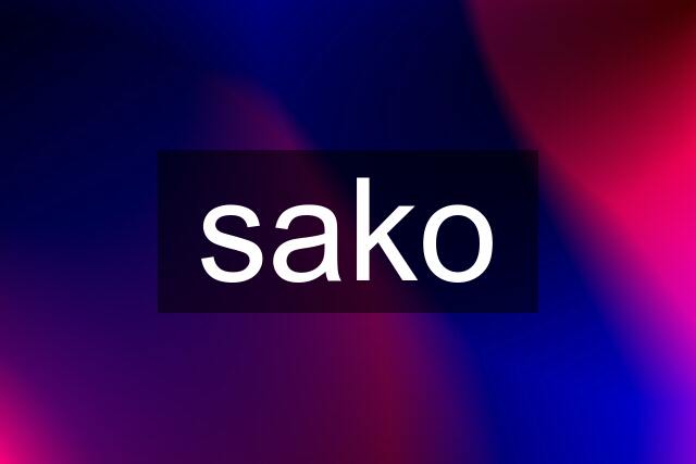 sako