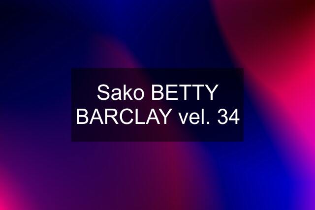 Sako BETTY BARCLAY vel. 34